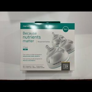 Unopened Nanobebe bottles (3 pack)